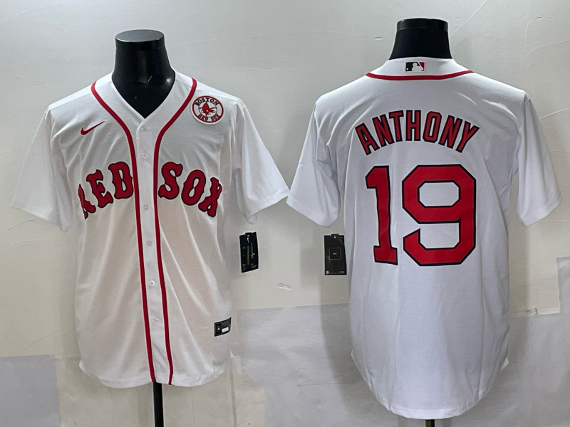 Men 2025 Boston Red Sox #19 Anthony white Nike MLB Jersey style 01->boston red sox->MLB Jersey